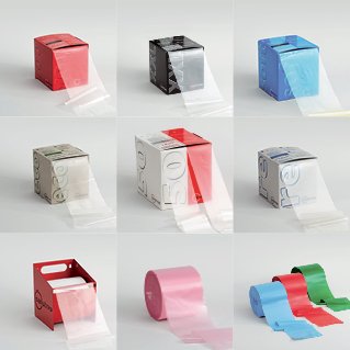 sanstrap Dehnband Varianten in verschiedenen Farben und Größen, übersichtlich nebeneinander dargestellt“