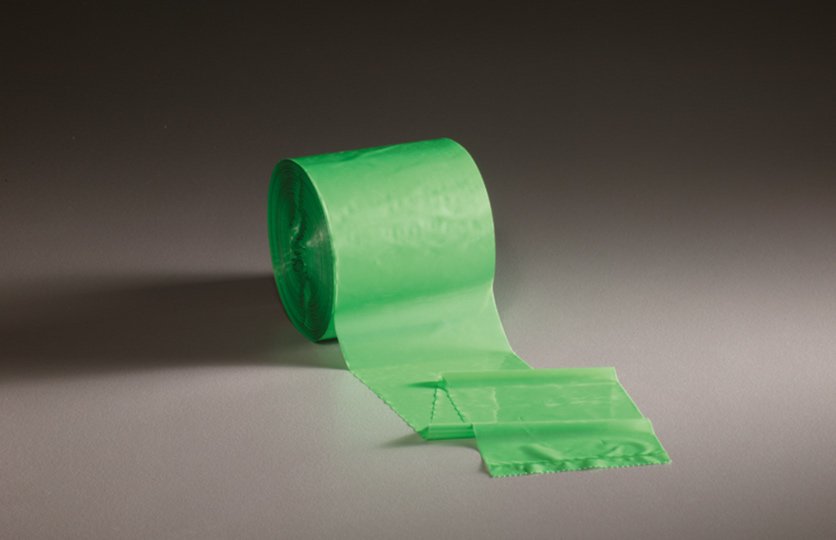 Transparente Sanstrap Dehnbandrolle, grün