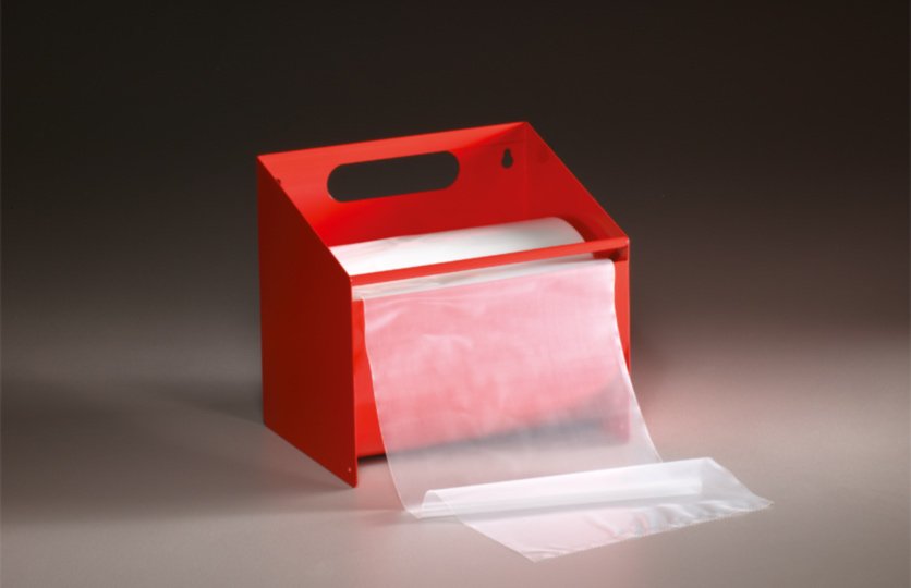 Sanstrap® Metallbox mit 200 mm breiten Dehnbändern – stabile Lösung für großvolumige Ladungssicherung.