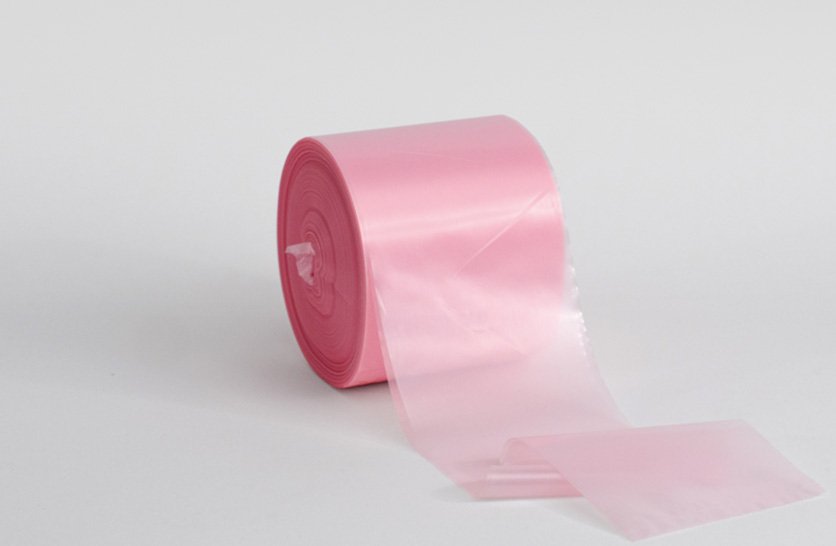 Sanstrap® elcon antistatisches Dehnband in Spenderbox – ideal für sensible elektronische und chemische Güter.